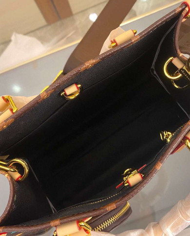 LV Monogram Top Handle Crossbody Bag with Coin Purse