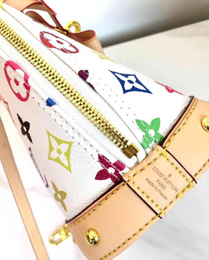 LV Printed Top Handle Crossbody Bag
