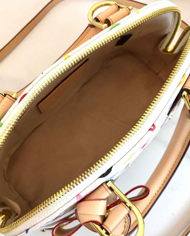 LV Printed Top Handle Crossbody Bag