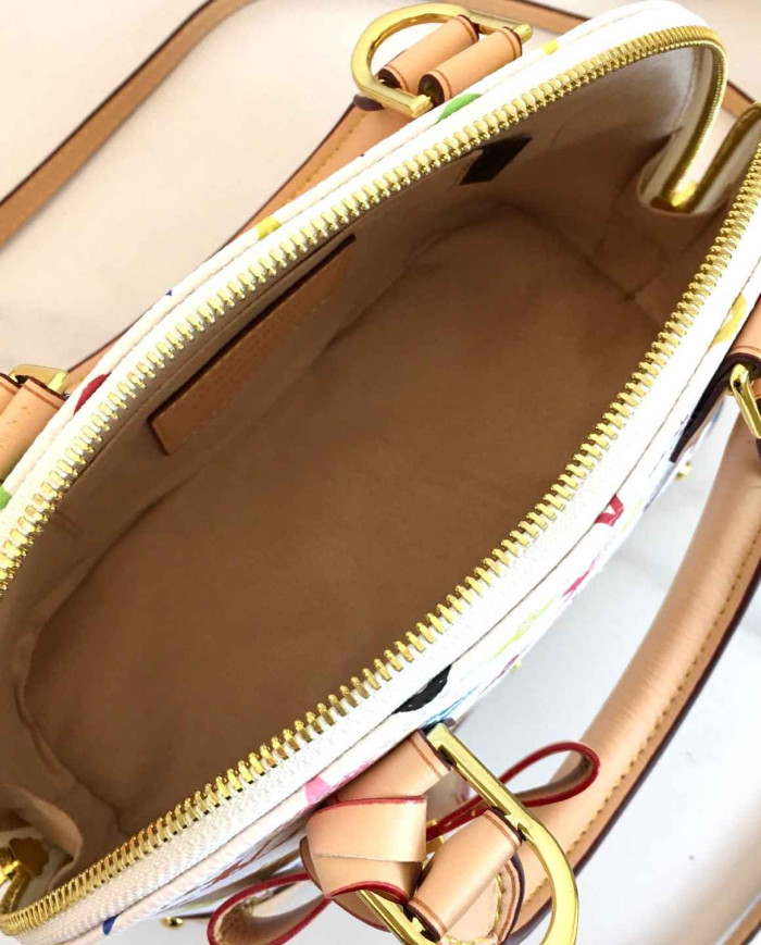 LV Printed Top Handle Crossbody Bag