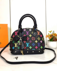 LV Printed Top Handle Crossbody Bag