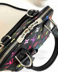 LV Printed Top Handle Crossbody Bag