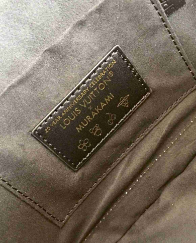 LV Printed Top Handle Crossbody Bag with Charm