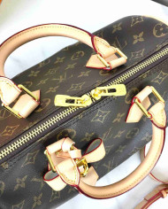 LV Monogram Top Handle Crossbody Bag