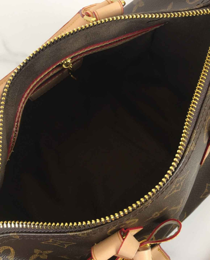 LV Monogram Top Handle Crossbody Bag