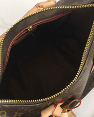 LV Monogram Top Handle Crossbody Bag