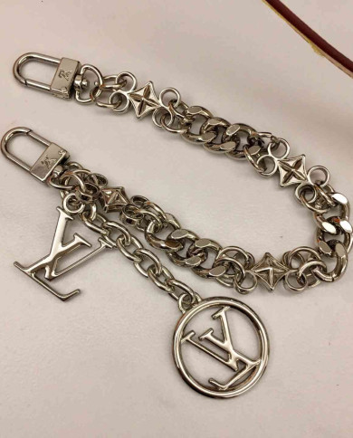 LV Monogram Top Handle Crossbody Bag with Charms