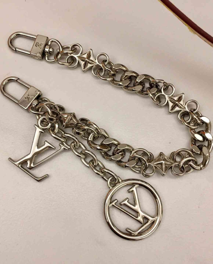 LV Monogram Top Handle Crossbody Bag with Charms