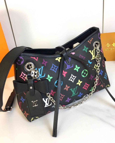 LV Printed Shoulder Bag with Chain