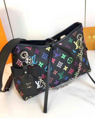 LV Printed Shoulder Bag with Chain