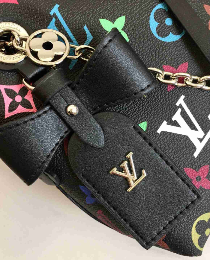 LV Printed Shoulder Bag with Chain