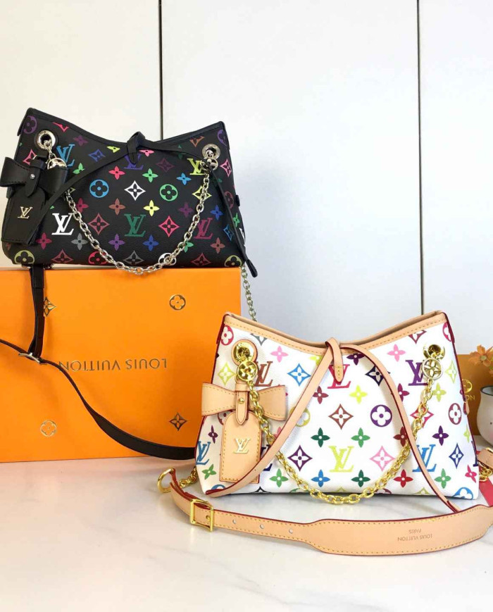 LV Printed Shoulder Bag with Chain