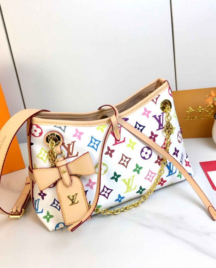 LV Printed Shoulder Bag with Chain
