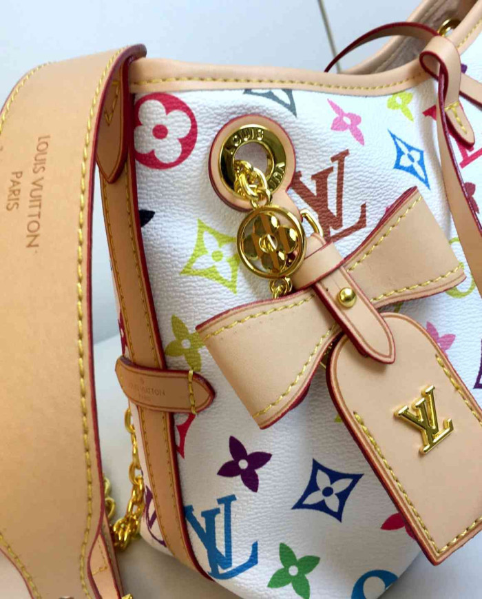 LV Printed Shoulder Bag with Chain