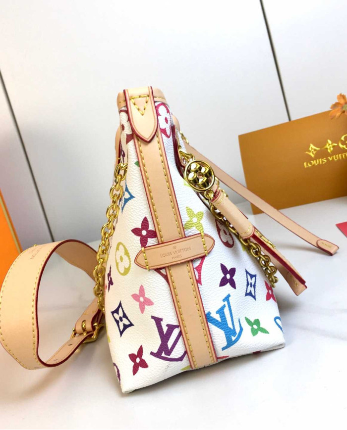 LV Printed Shoulder Bag with Chain