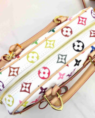 LV Printed Top Handle Crossbody Bag