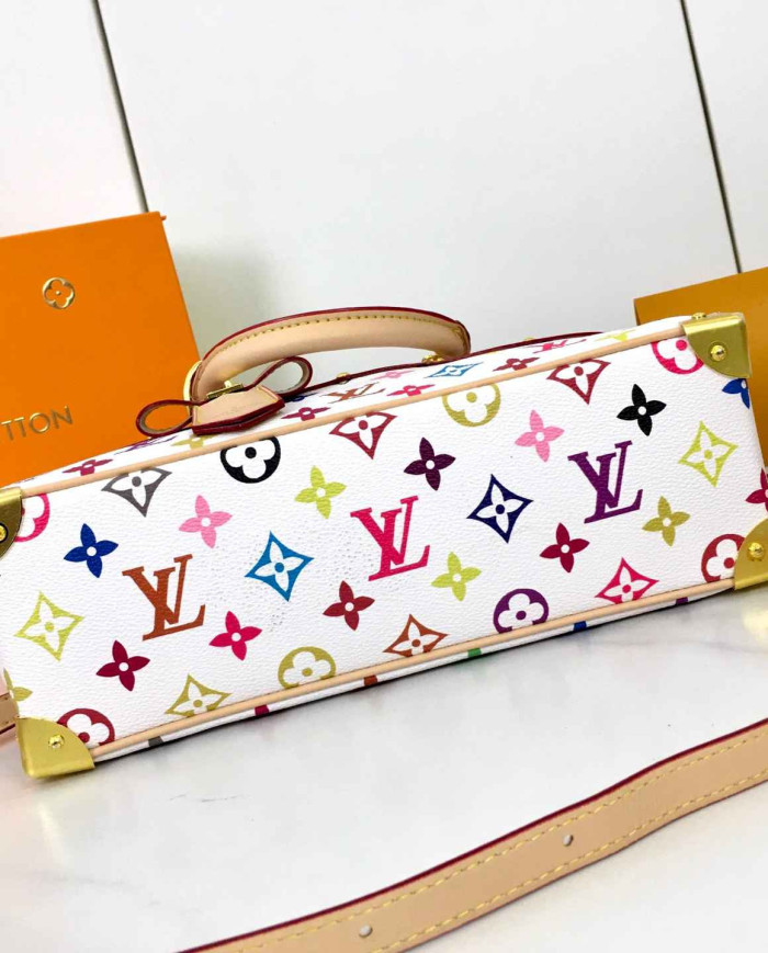 LV Printed Top Handle Crossbody Bag