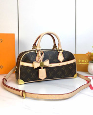 LV Printed Top Handle Crossbody Bag