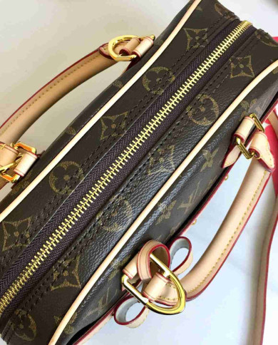 LV Printed Top Handle Crossbody Bag