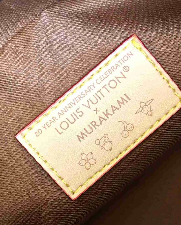 LV Printed Top Handle Crossbody Bag