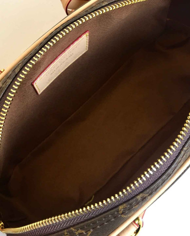 LV Printed Top Handle Crossbody Bag