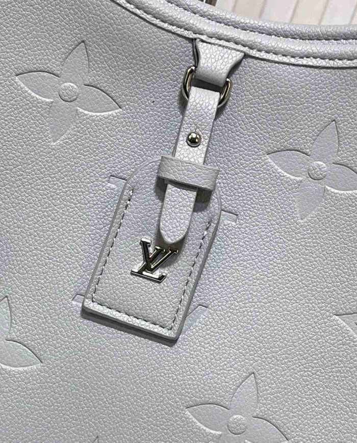 LV Embossed Shoulder Bag with Pouch