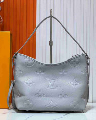 LV Embossed Shoulder Bag with Pouch