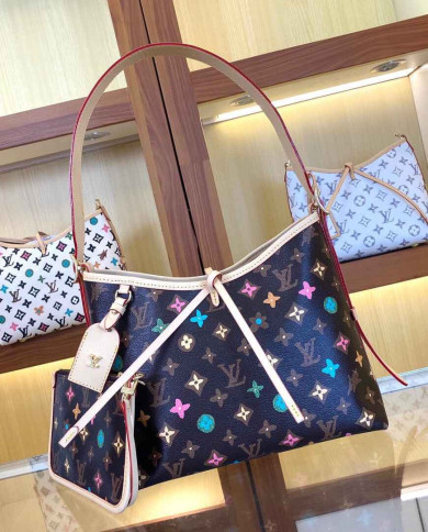 LV Monogram Shoulder Bag with Pouch