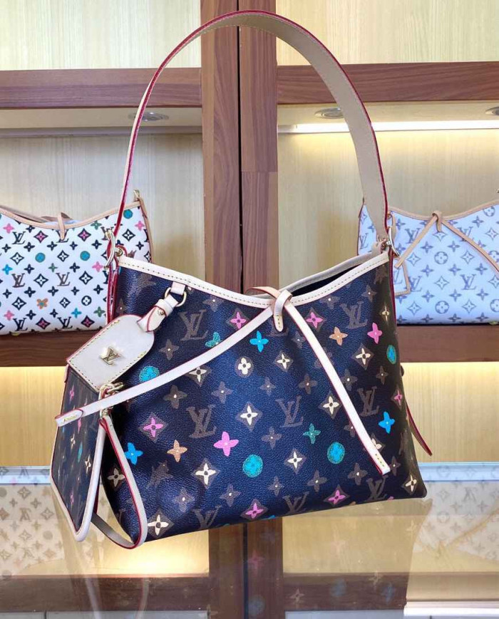 LV Monogram Shoulder Bag with Pouch