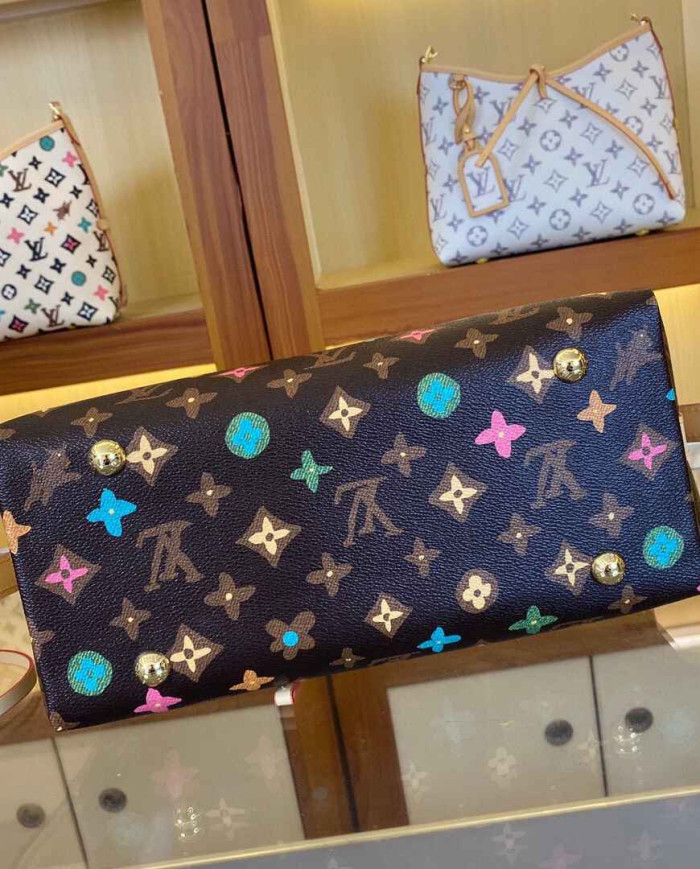 LV Monogram Shoulder Bag with Pouch