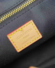 LV Monogram Shoulder Bag with Pouch