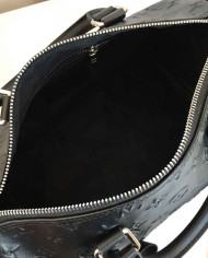 LV Embossed Top Handle Crossbody Bag