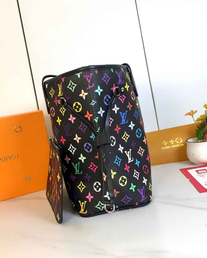 LV Printed Tote Bag with Pouch