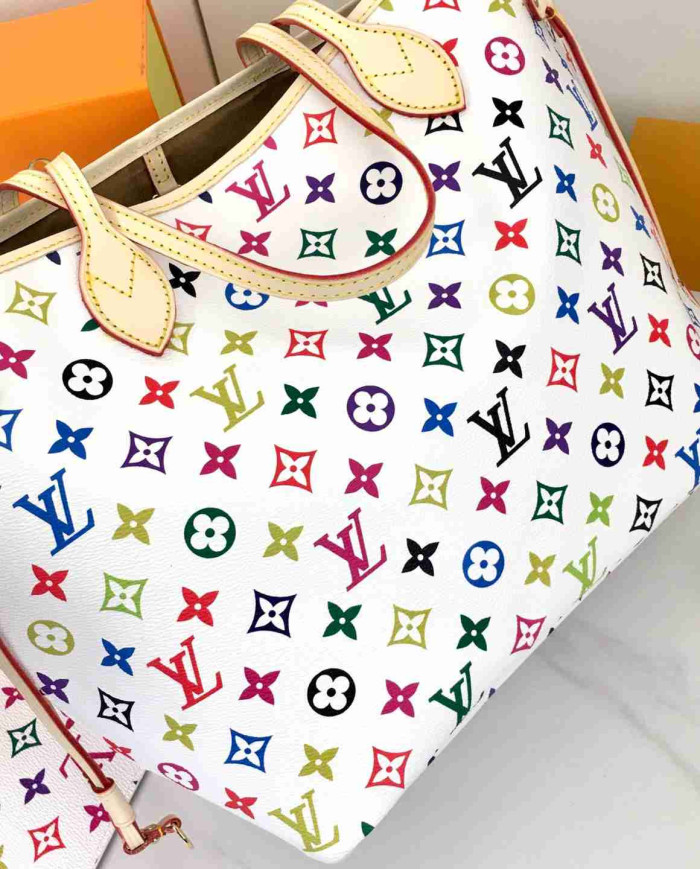 LV Printed Tote Bag with Pouch