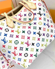 LV Printed Tote Bag with Pouch