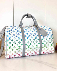 LV Printed Duffle Bag