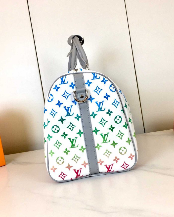 LV Printed Duffle Bag