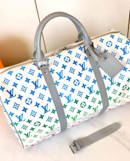 LV Printed Duffle Bag