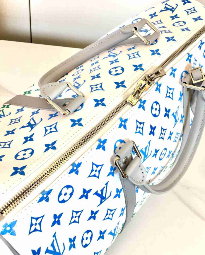 LV Printed Duffle Bag