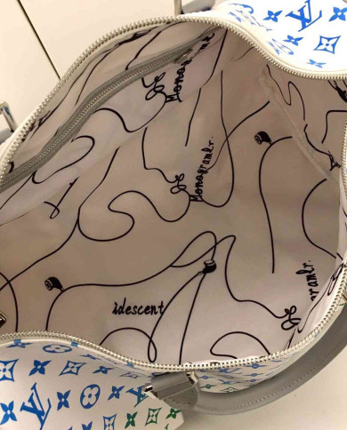 LV Printed Duffle Bag