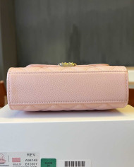 Chanel Quilted Top Handle Chain Bag