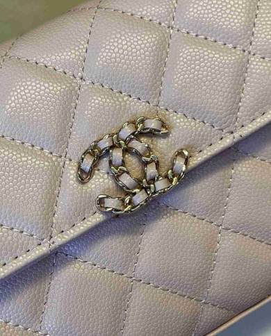 Chanel Quilted Top Handle Chain Bag