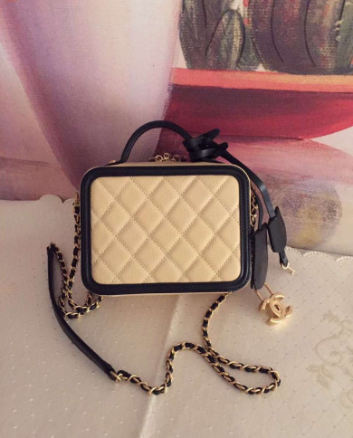 Chanel Quilted Vanity Case