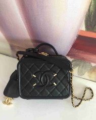 Chanel Quilted Vanity Case