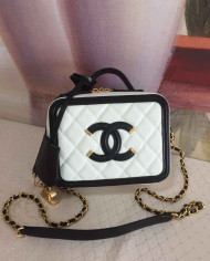 Chanel Quilted Vanity Case