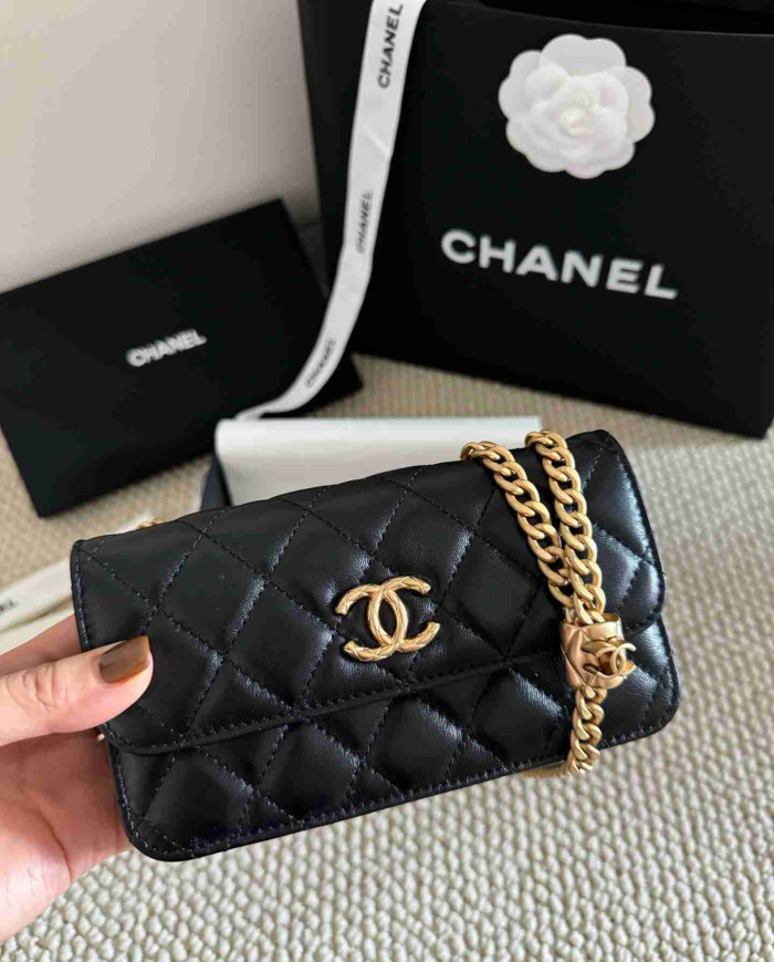 Chanel Quilted Vanity Case
