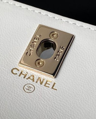 Chanel Quilted Top Handle Chain Bag