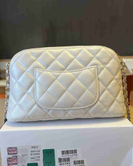 Chanel Quilted Chain Shoulder Bag with Charms