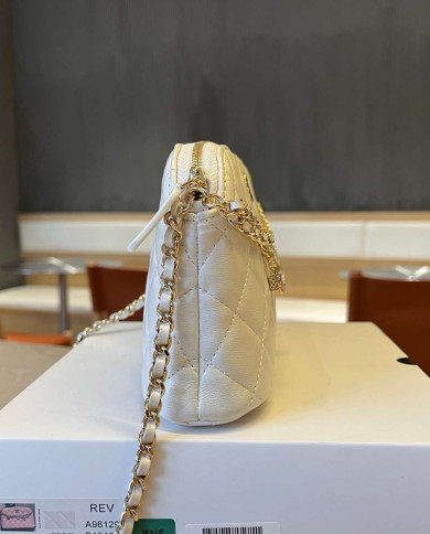 Chanel Quilted Chain Shoulder Bag with Charms