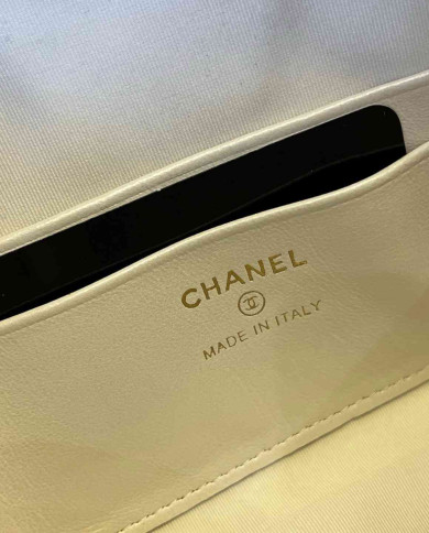 Chanel Quilted Chain Shoulder Bag with Charms